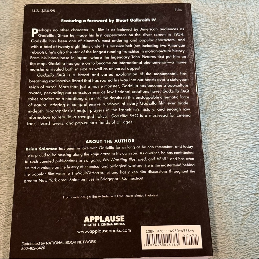 Godzilla FAQ Book Brian Solomon 2017 Paperback Kaiju Film Guide - Picture 2 of 4